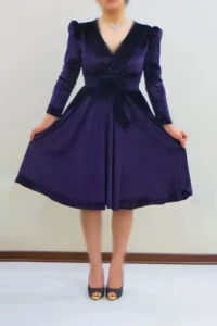 لباس مجلسی مدل کارتیر (با دامن باز)