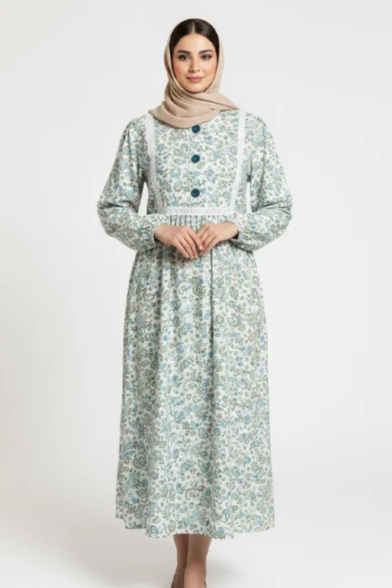 مانتو پیراهنی مدل آرینا