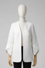 کت زنانه سفید فارمد - تصویر 2