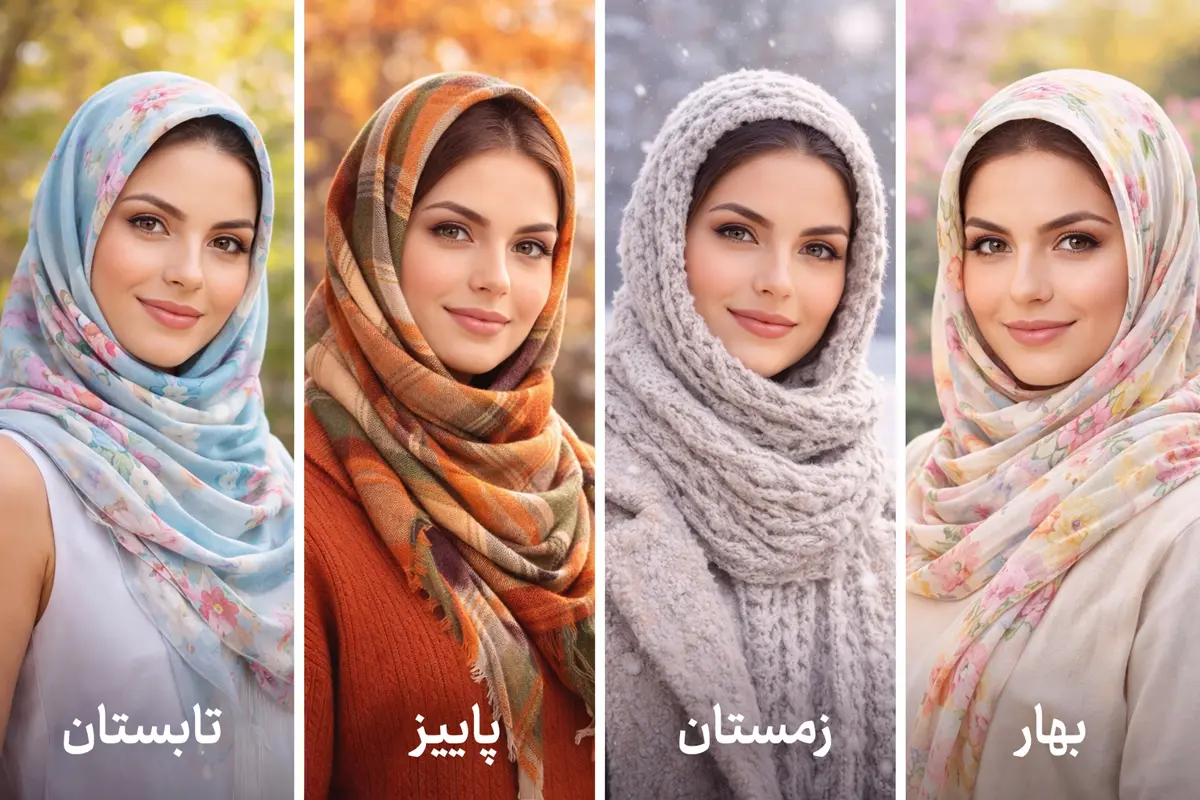 شال مناسب فصل